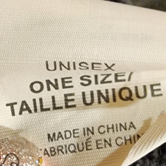 Unisex The North Face Black Fleece Logo Beanie Hat One Size - Picture 3 of 4